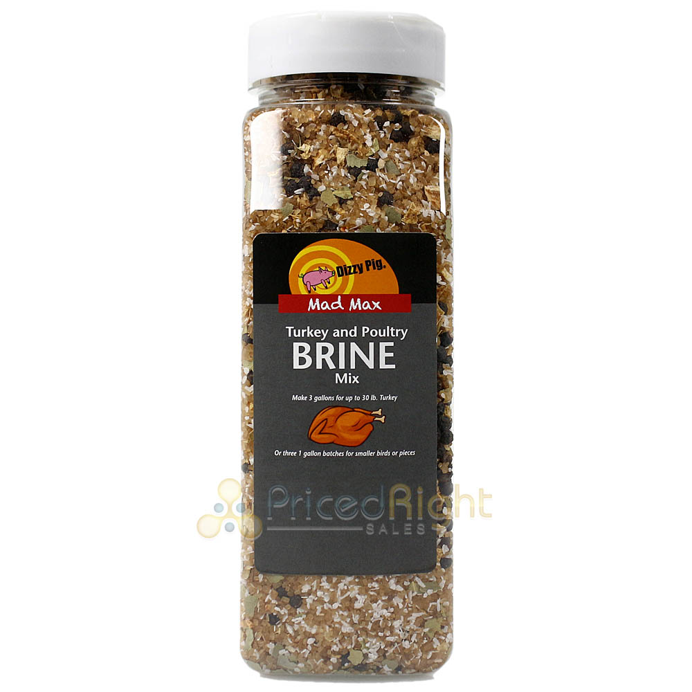 Dizzy Pig Mad Max Turkey Brine 36 Oz Bottle All Natural for Poultry 00057-Dizzy