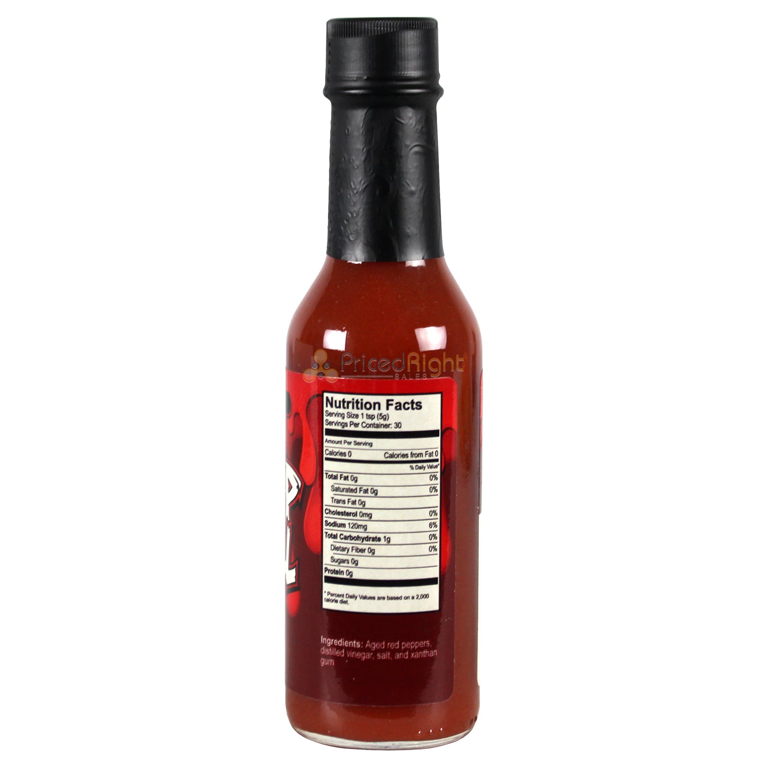 Cayenne Hot Sauce 5 Oz Aged Red Peppers Mild Heat 1678C