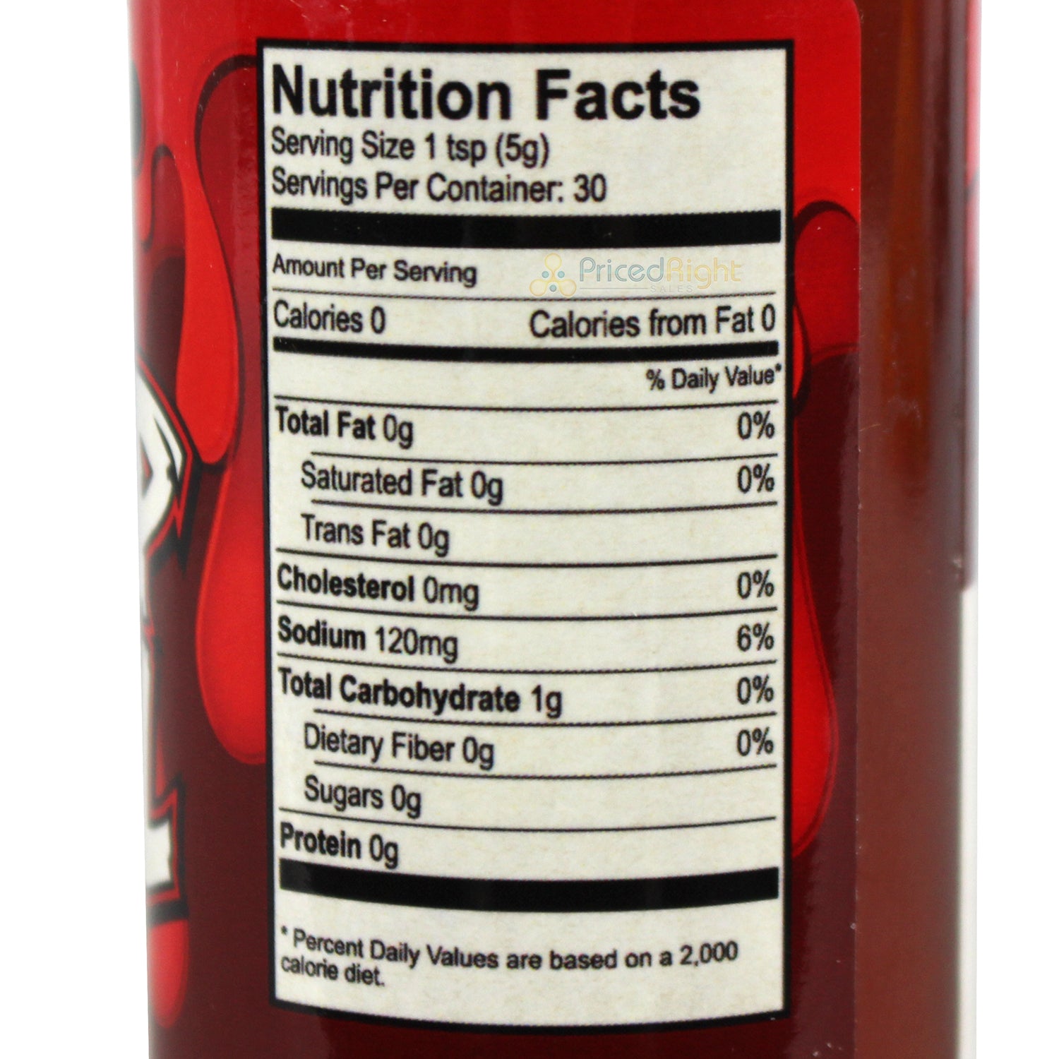 Cayenne Hot Sauce 5 Oz Aged Red Peppers Mild Heat 1678C