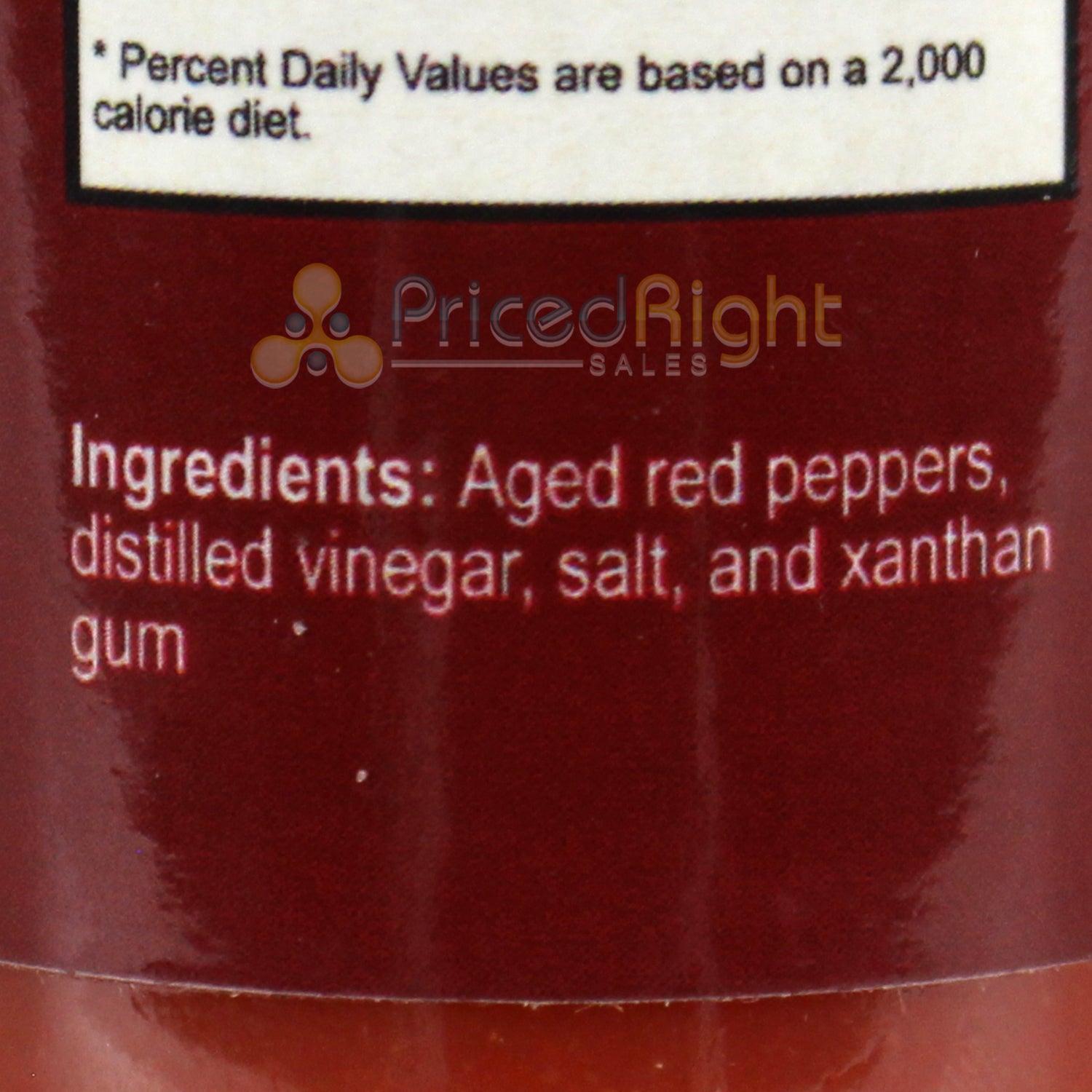 Cayenne Hot Sauce 5 Oz Aged Red Peppers Mild Heat 1678C