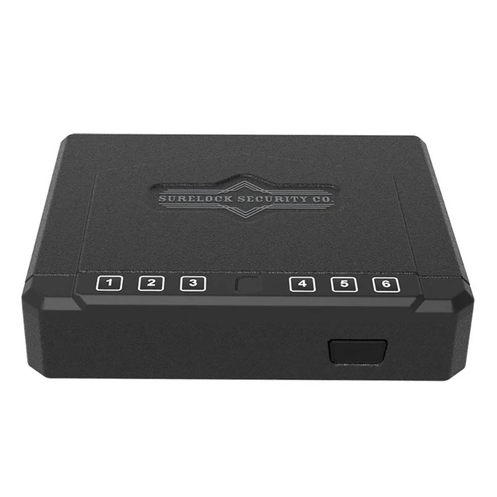 Steel Handgun Safe Lock Box Flip Top Vault Pistol Vault Digital Keypad Hard Key