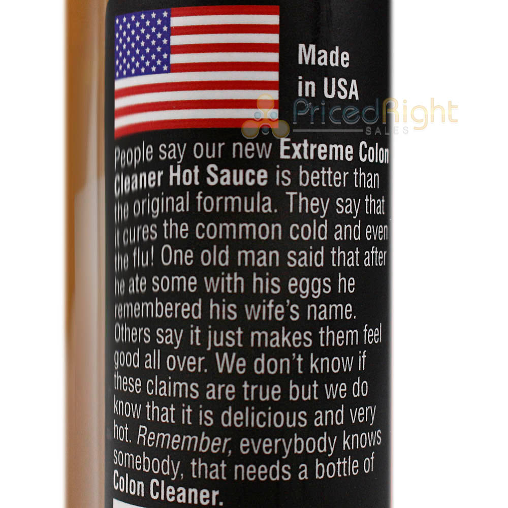Sauce Crafters Phardtpounders Colon Cleaner Extreme Hot Sauce 5.7 Oz Bottle