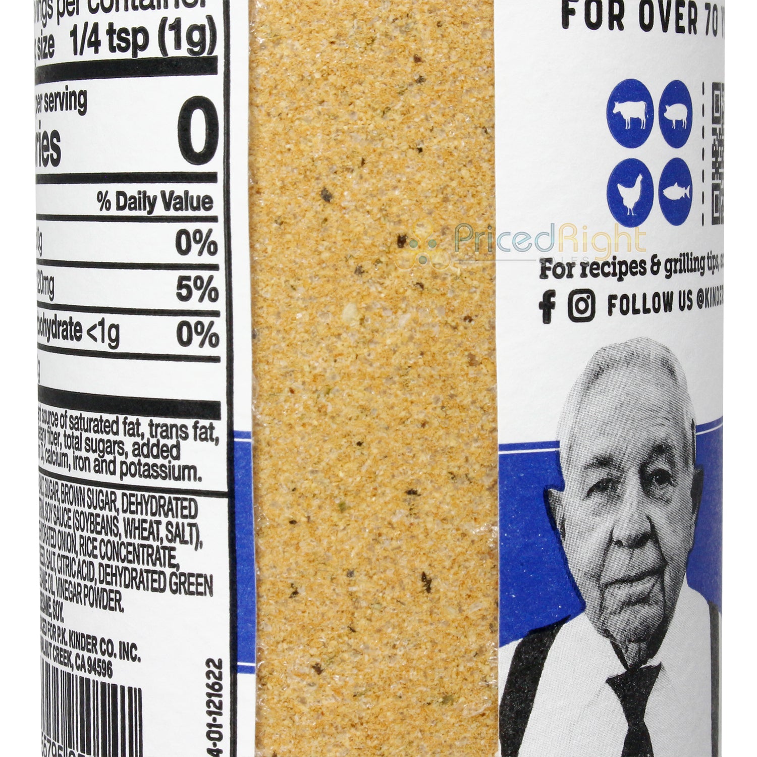 Kinder's Japanese BBQ Seasoning Soy Ginger & Garlic 8.1 Oz