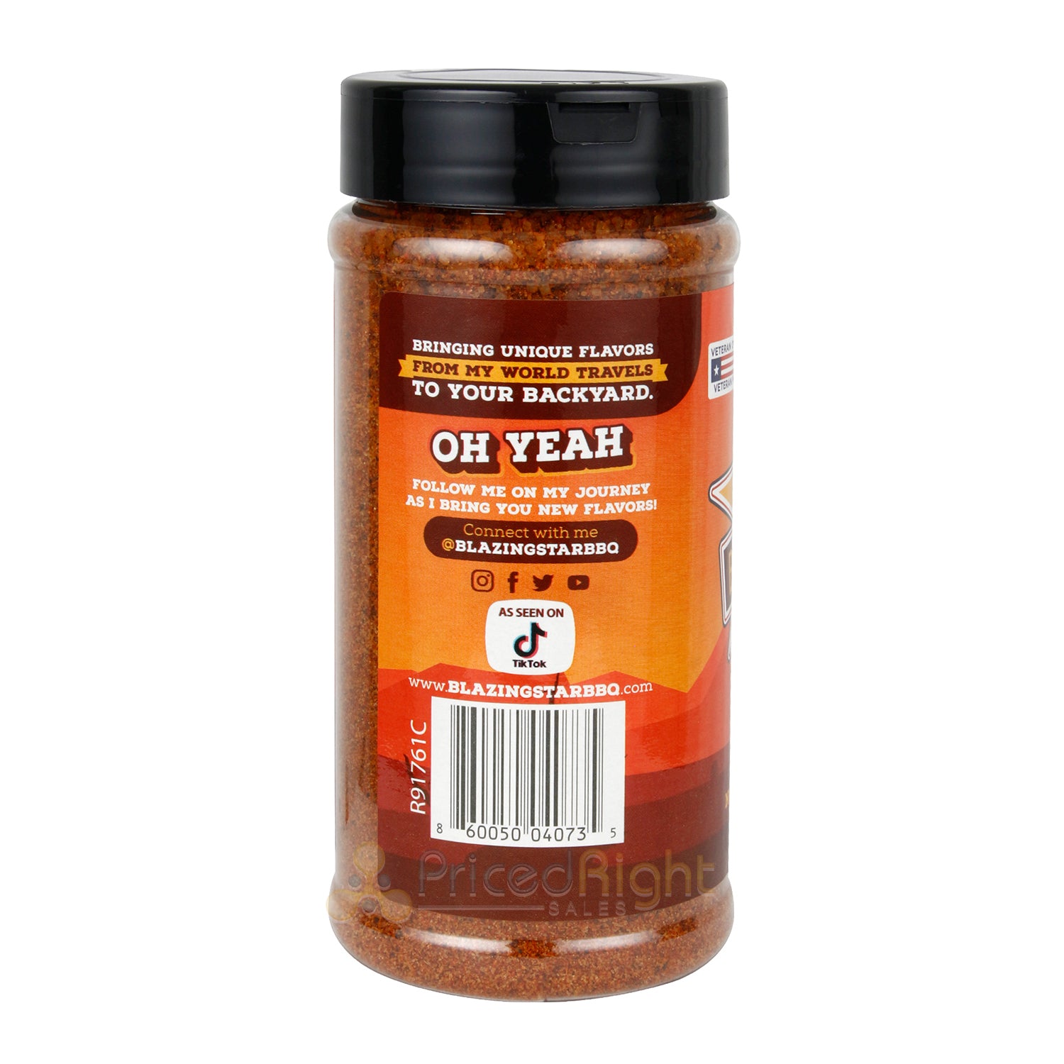 Blazing Star Pork'n Rub & Seasoning Sweet & Spicy Gluten Free No MSG 13.7 Oz