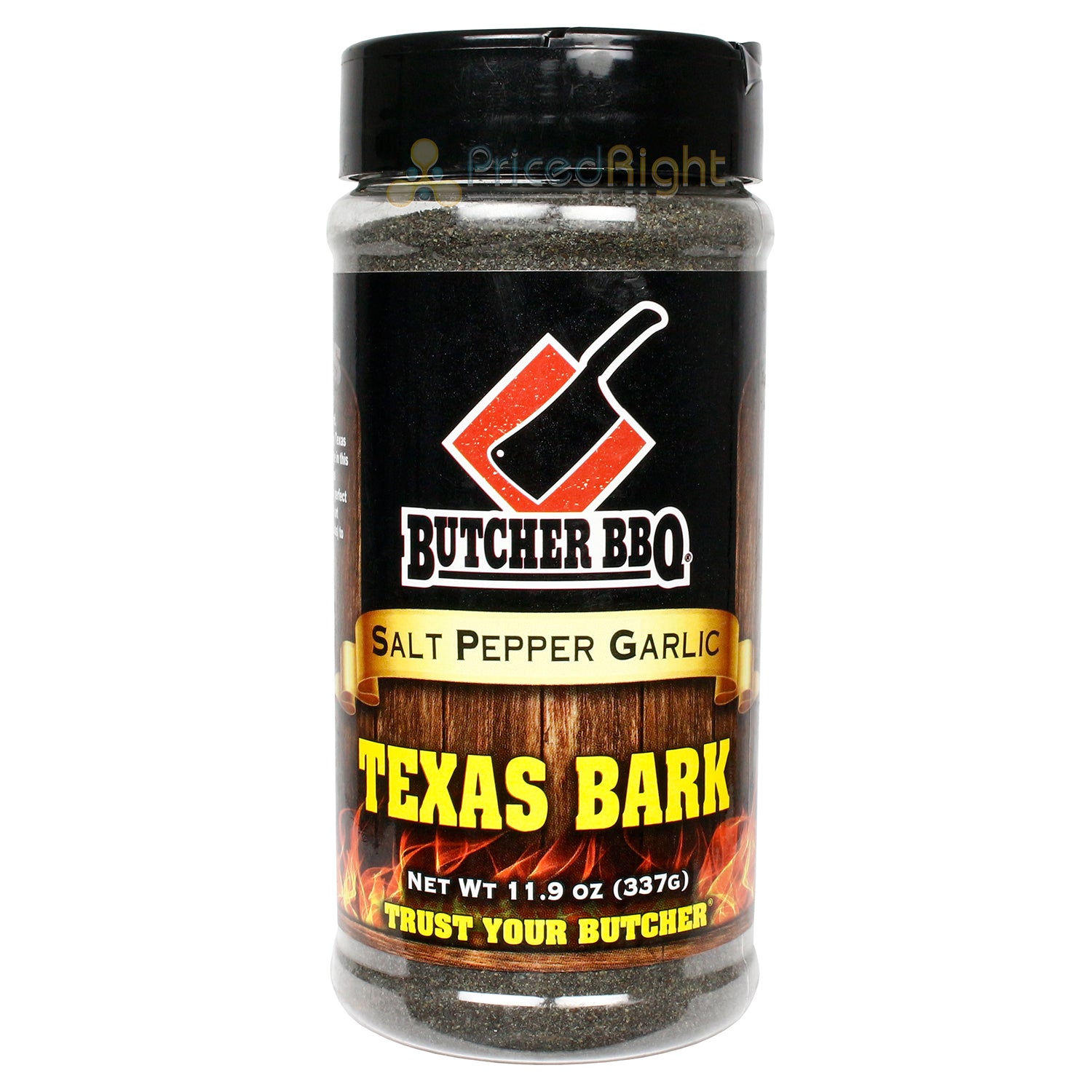 Butcher BBQ Texas Bark Salt Pepper Garlic Seasoning No MSG Gluten Free 11.9 Oz