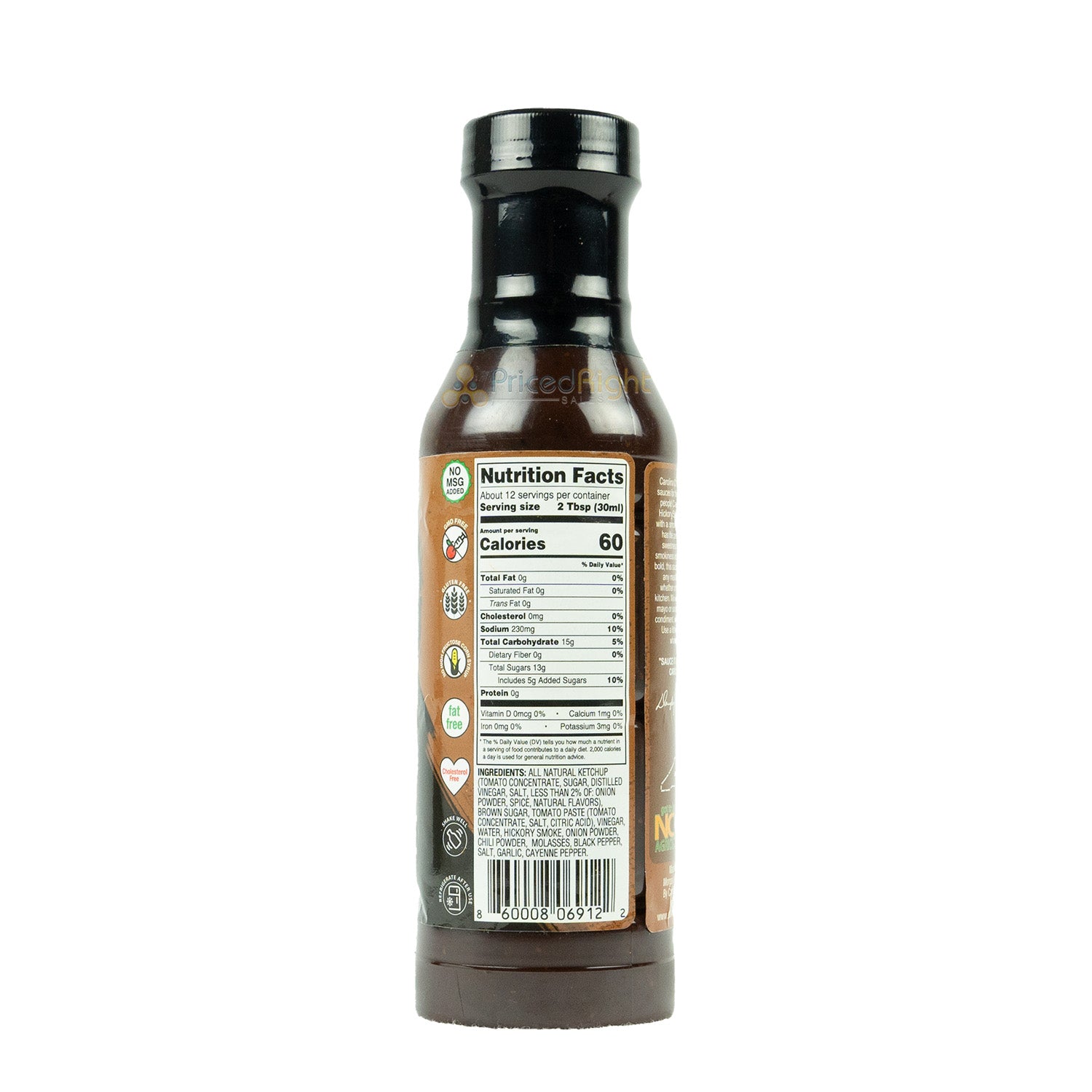 Morgans Carolina Q Southern Mustard Sauce Eastern NC Vinegar Sauce Sweet Hickory