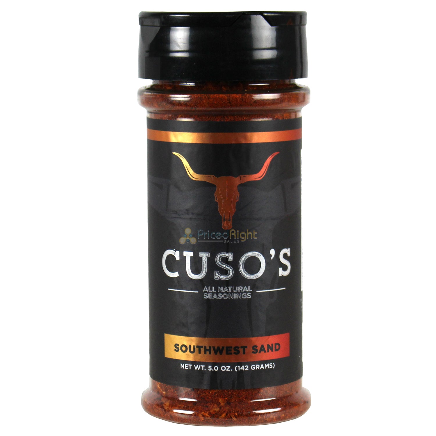 Cuso Cuts Southwest Sand Seasoning 5 Oz Gluten Free Vegan Non GMO CUSO-SWS