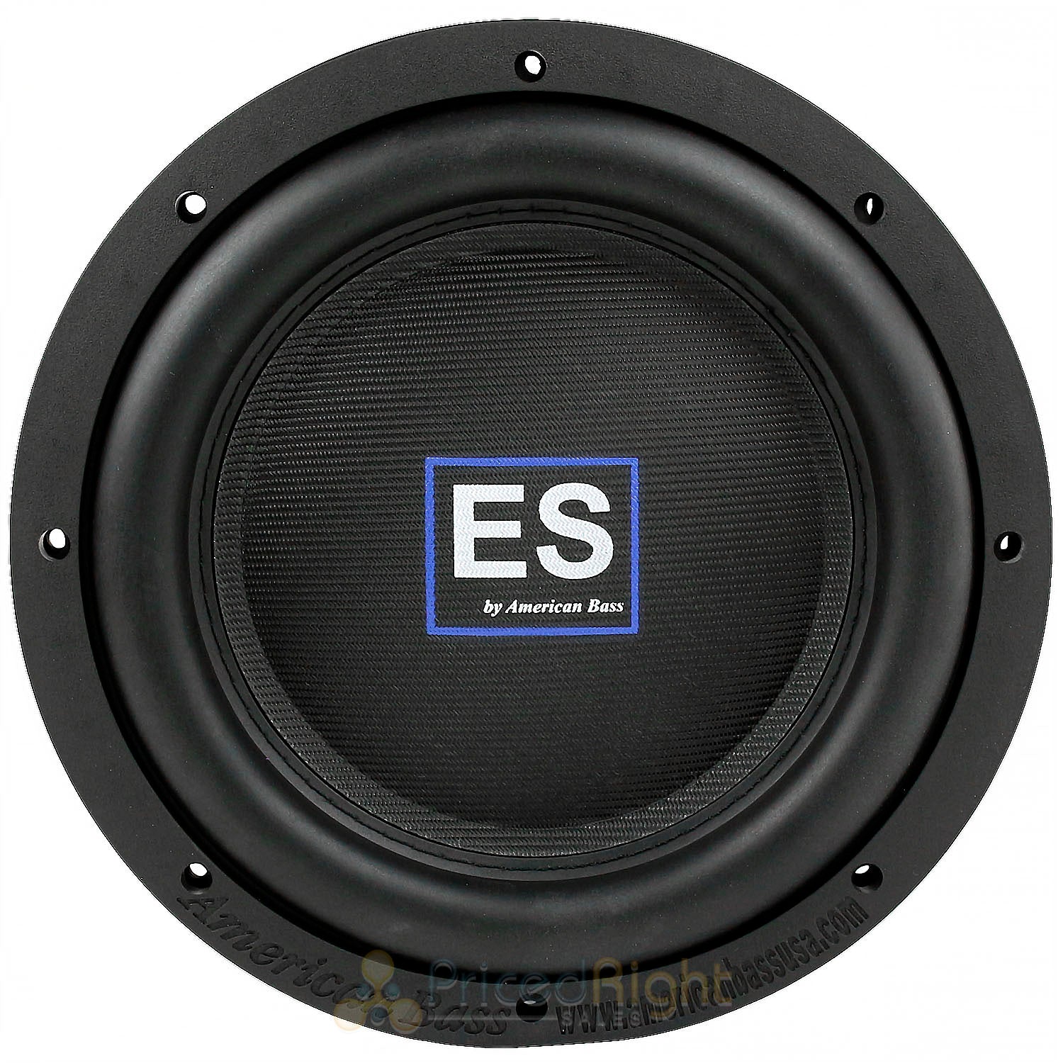 American Bass 10" Subwoofer Slim Shallow 1000W 4 Ohm DVC Car Audio ES-1044 