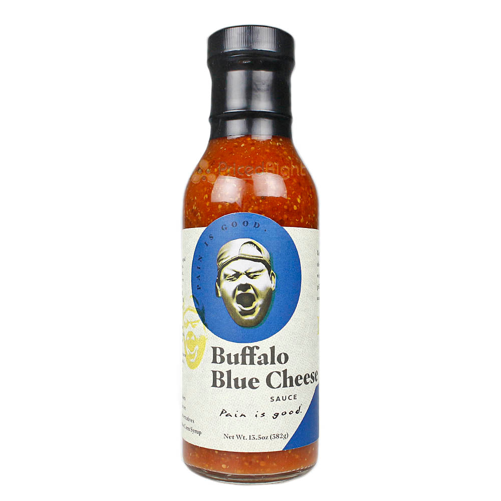 Pain is Good Buffalo Blue Cheese Wing Sauce Small Batches Big Flavor 13.5 oz
