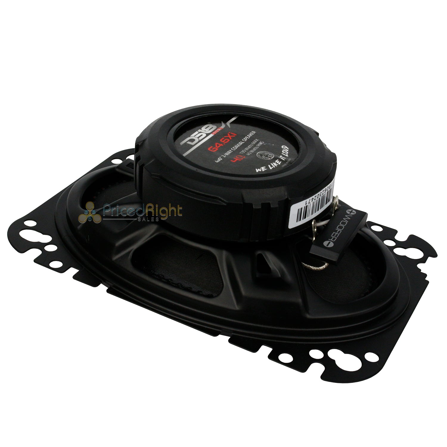 DS18 GEN-X 4x6" 2 Way Coaxial Speaker Pair 135W Max Power 45W RMS 4 Ohm G4.6XI