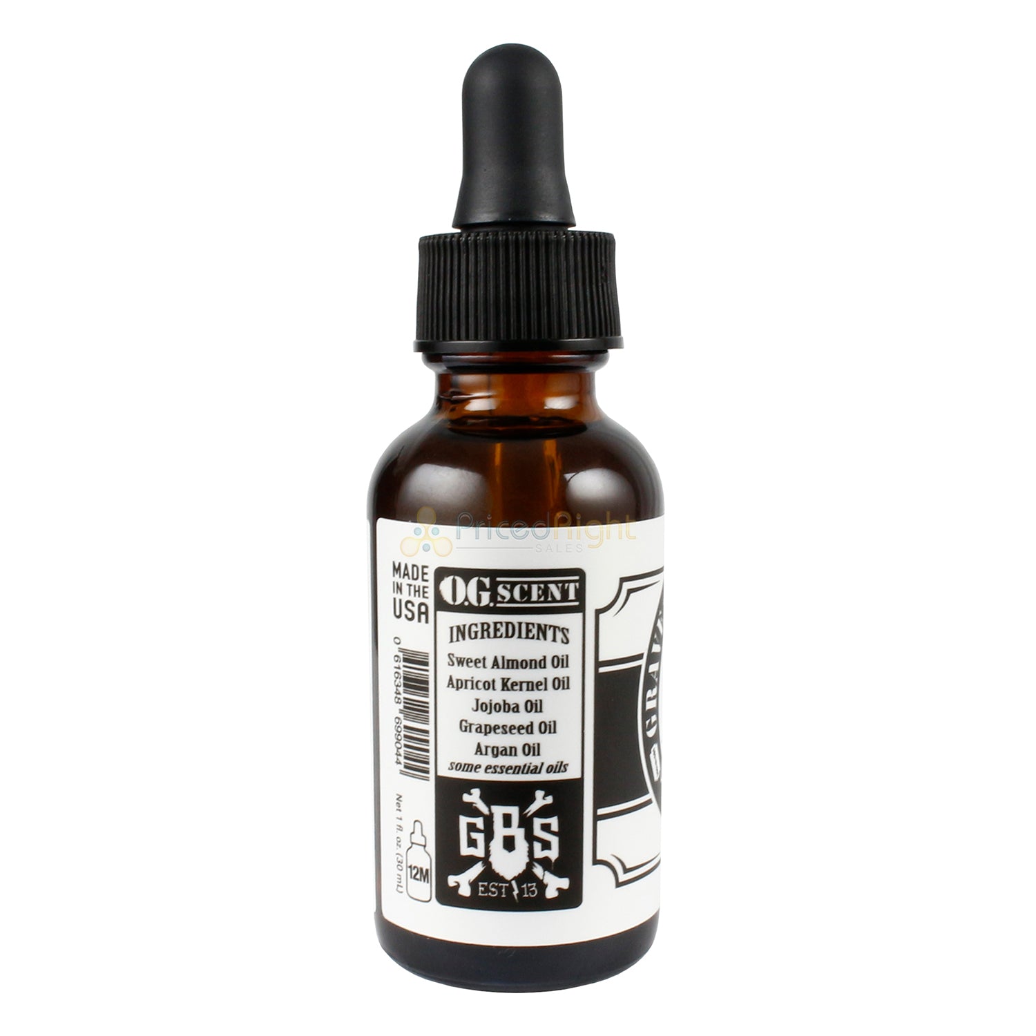 Grave Before Shave Beard & Mustache Oil Conditioner OG Blend Dropper 1 Fl Oz