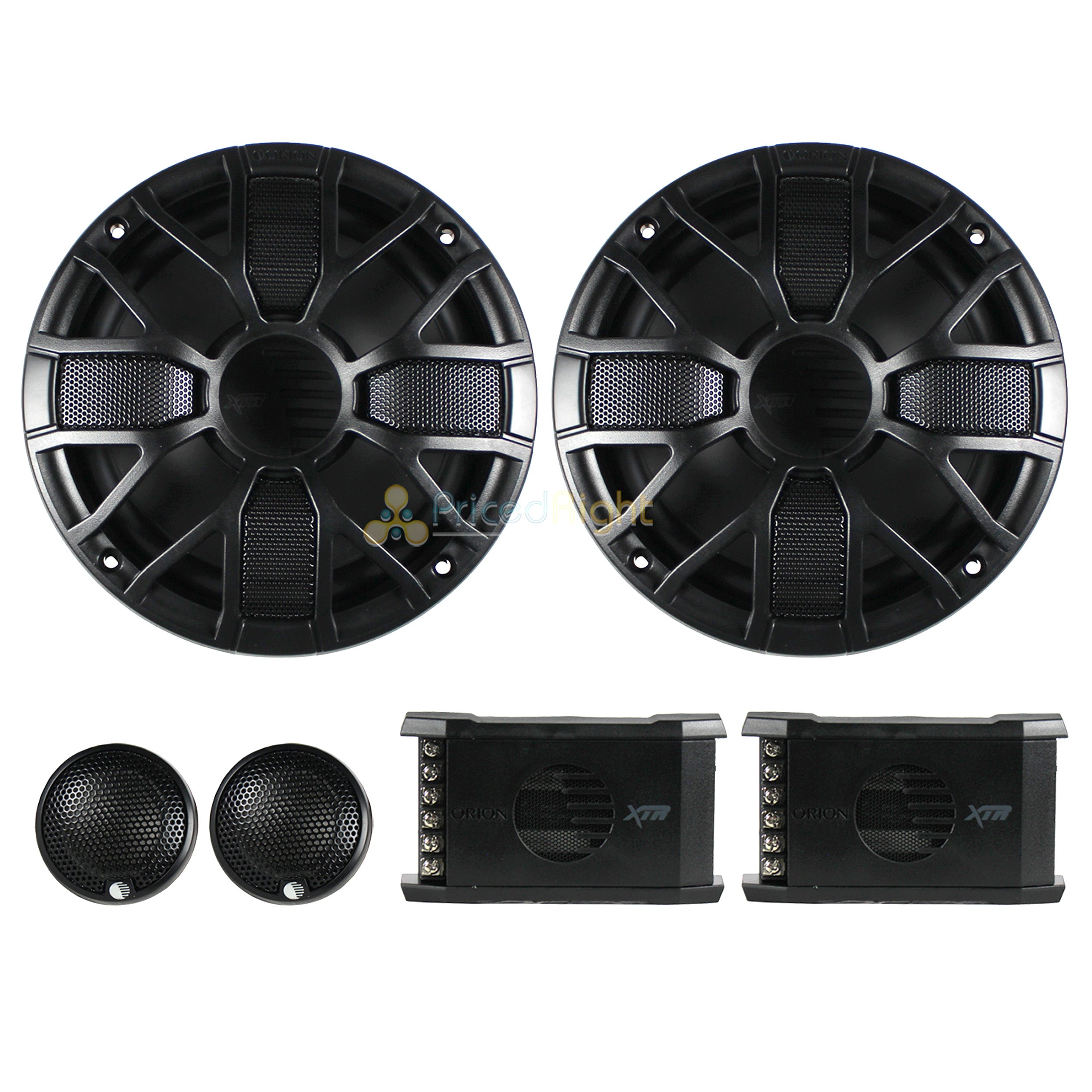 6.5" Component Speaker System 2-Way 115W RMS 450W Max 4 Ohm Orion XTR65.SC