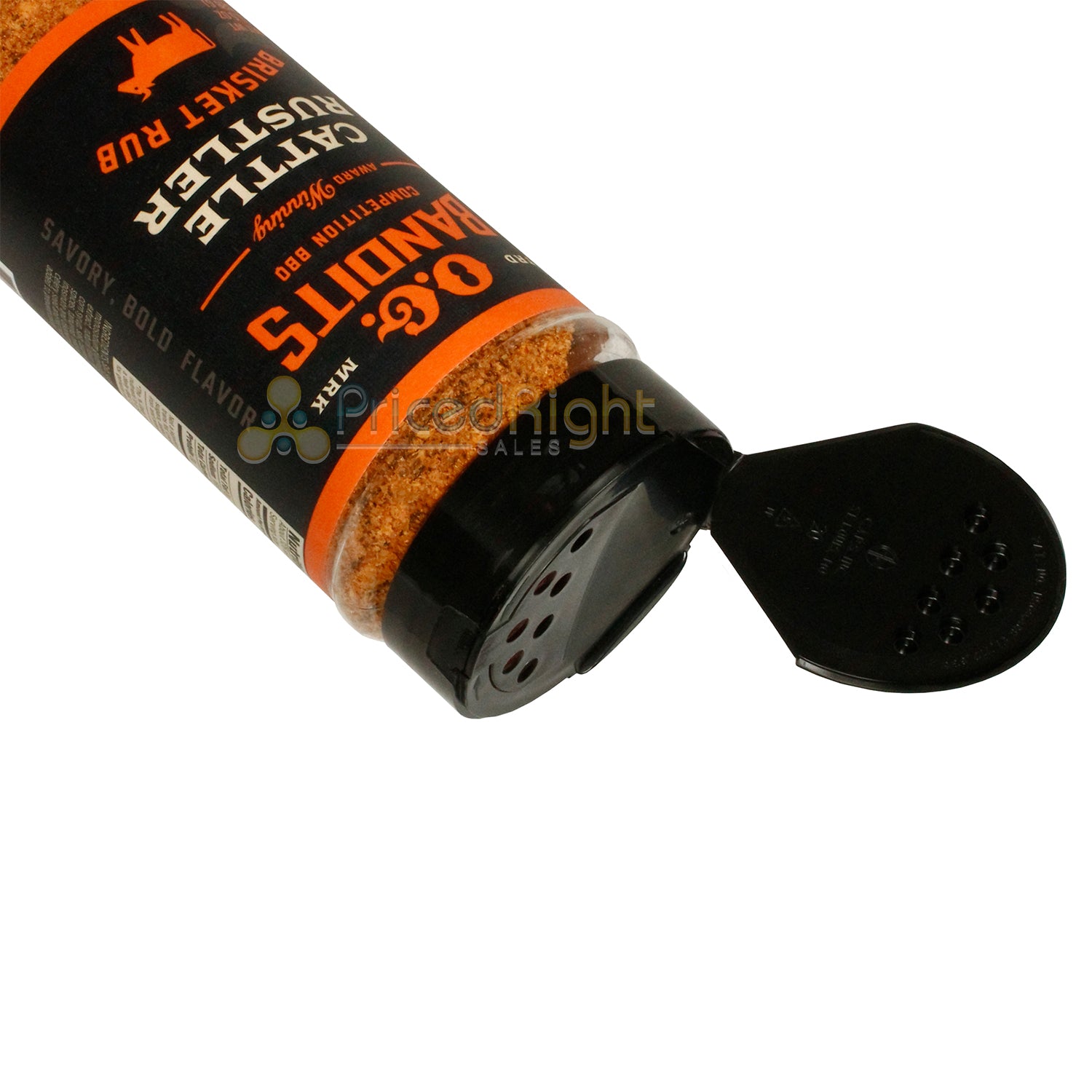 O.G. Bandits Cattle Rustler Brisket Rub Seasoning Savory & Bold Beef 11.5 Ounce