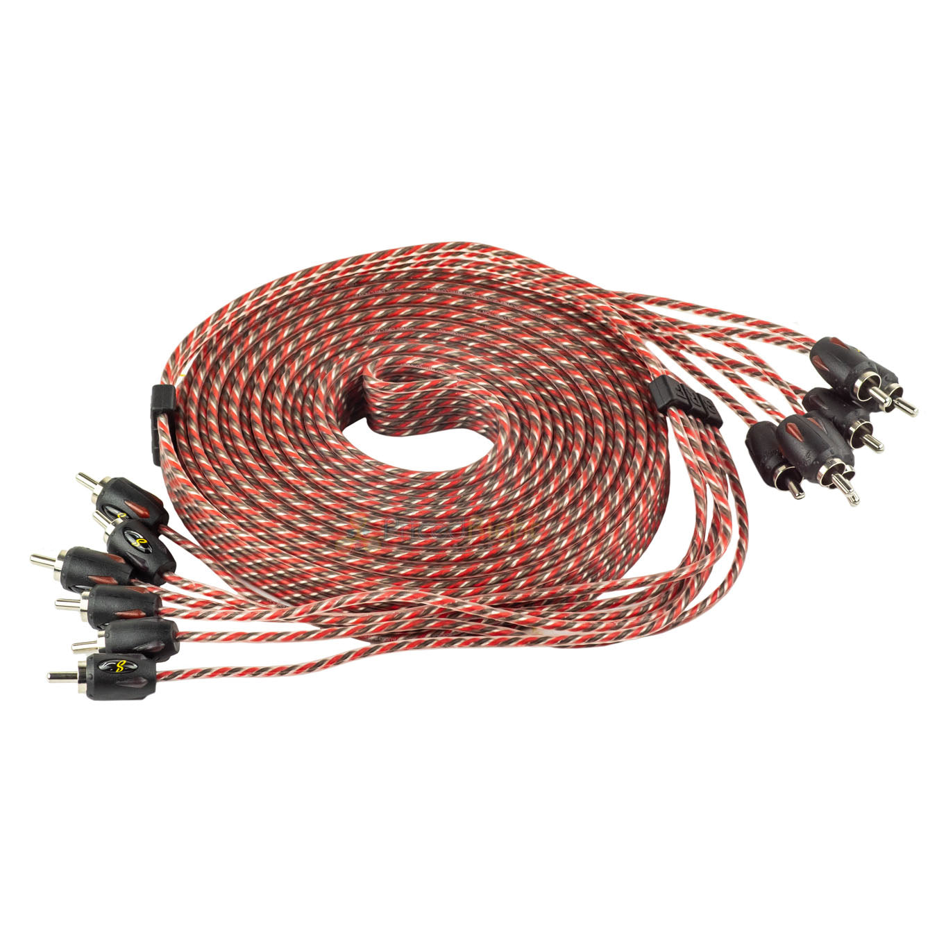 Stinger 4000 Series Interconnect Cable 6 Channel 17 Feet RCA Stereo SI4617