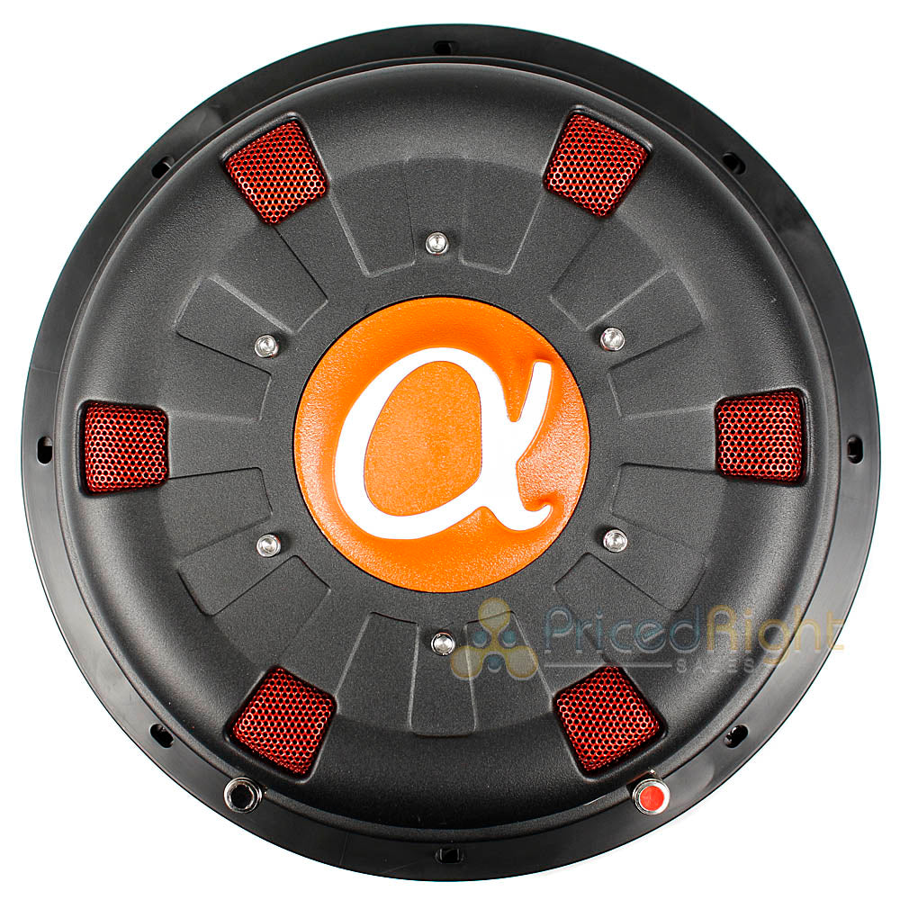 Alphasonik 12" Shallow Subwoofer 1500 Watts Max 4 Ohm Treis 300 Series TSW312