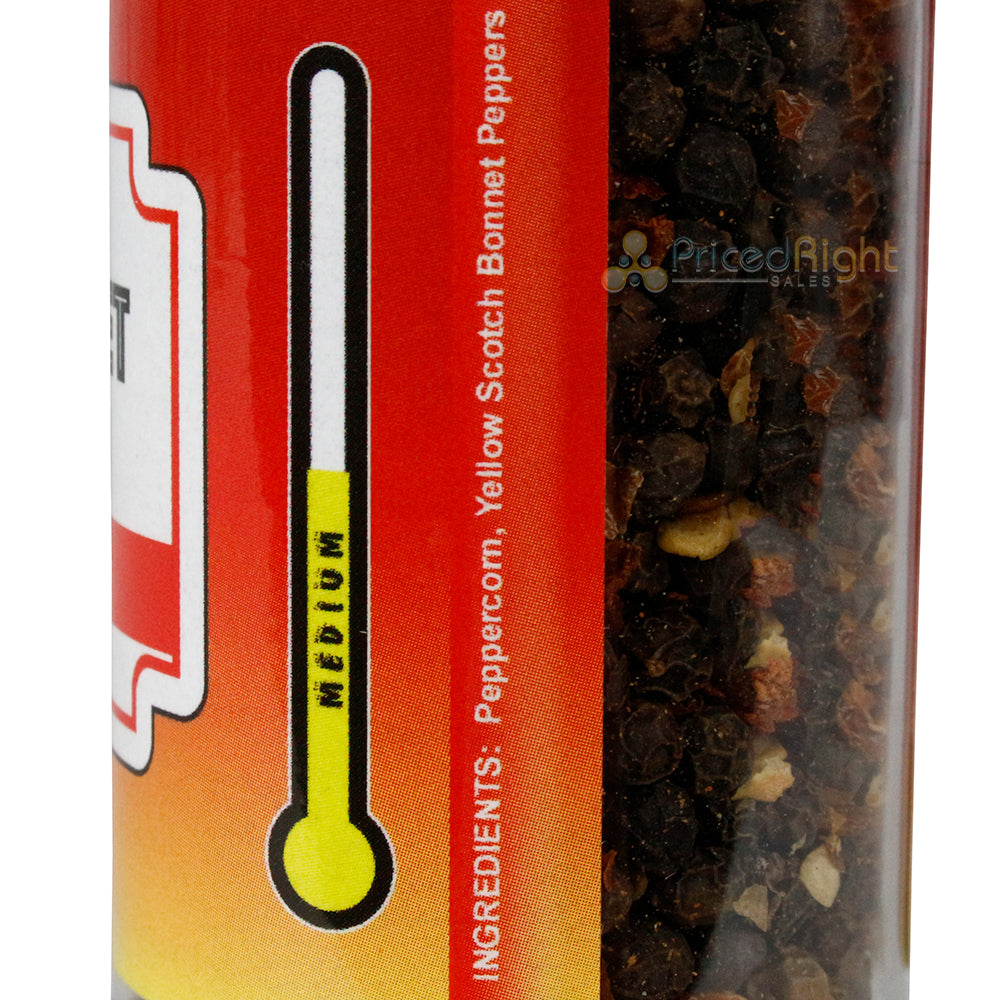Volcanic Peppers Black Pepper & Scotch Bonnet Grinder 1.8 Oz Medium Heat VDBPSB