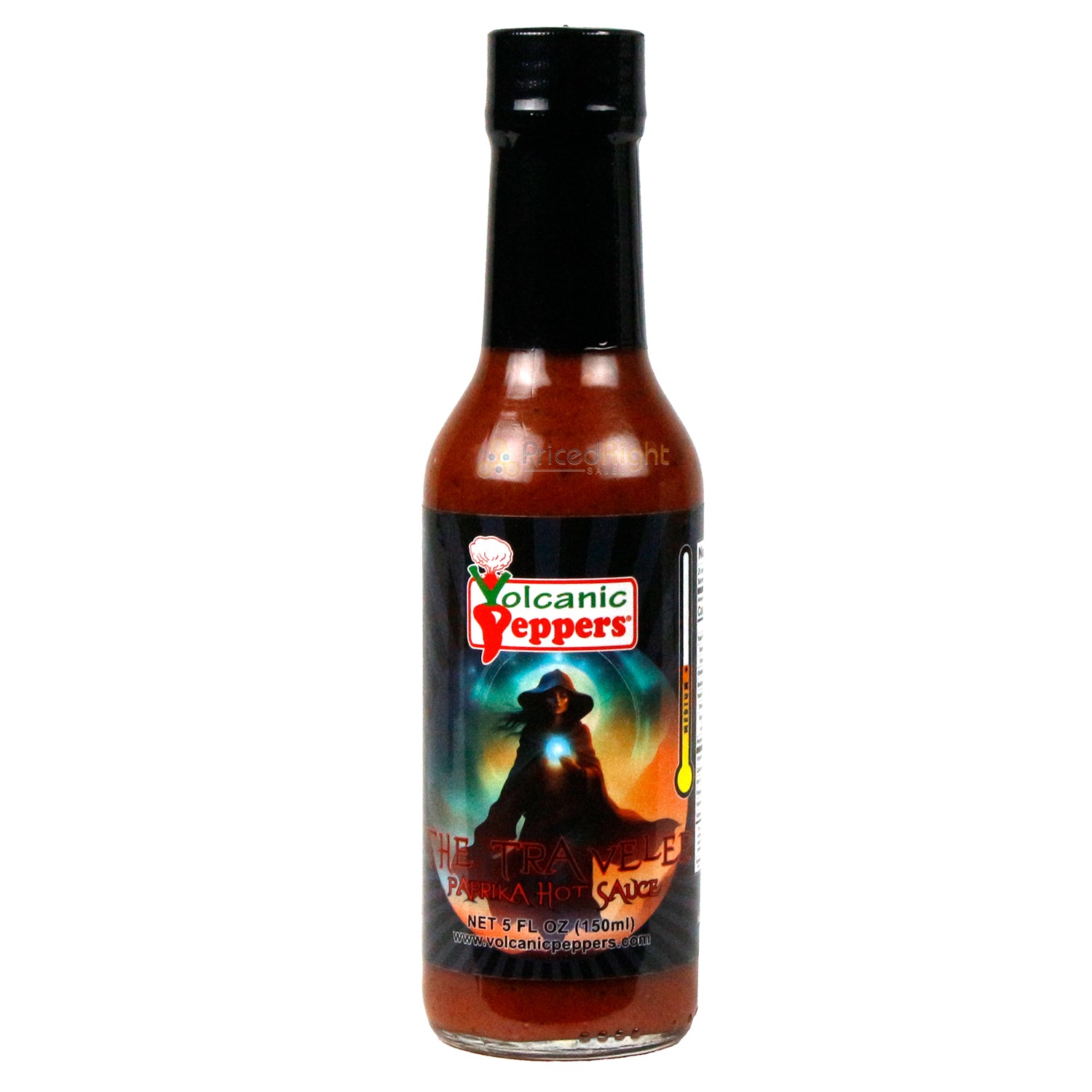 Volcanic Pepper The Traveler Paprika Hot Sauce 5 oz Medium Heat