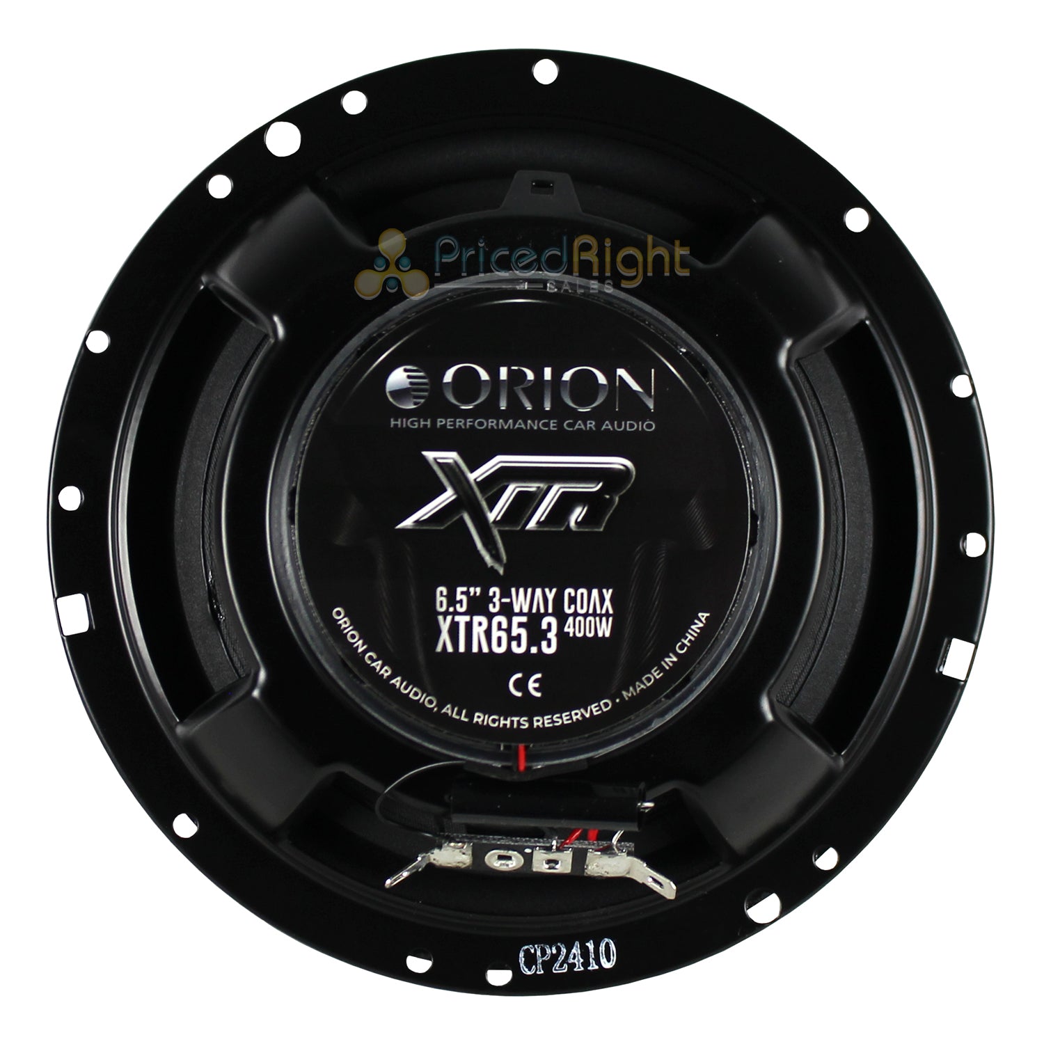 6.5" Coaxial Speakers 100W RMS 400W Peak 4 Ohm Orion XTR65.3 XTR Series Box of 2