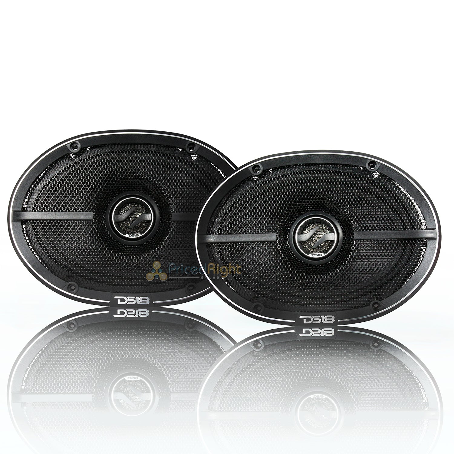 DS18 5x7" 2 Way Coaxial Speakers Glass Fiber Cone 4 Ohm 70 Watts RMS ZXI-574
