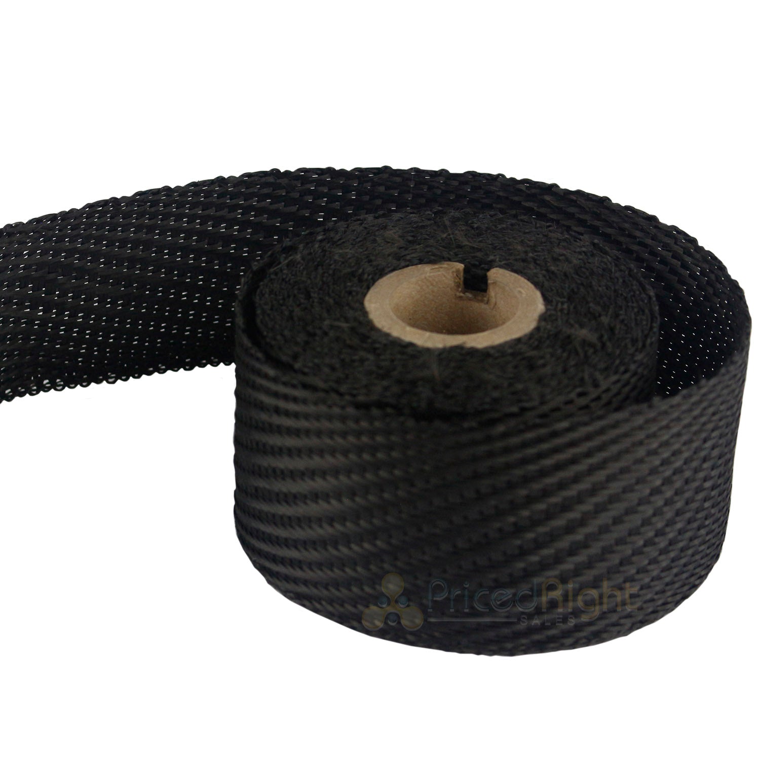 DEI Black Titanium Underhood Exhaust Wrap 2 in x 15 ft Roll Carbon Fiber 010005