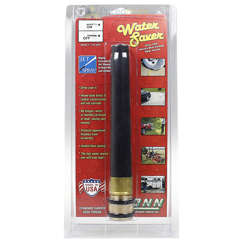 Lonn Water Saver Rubber Water Nozzle with 4 Different Spray Patterns 05RP