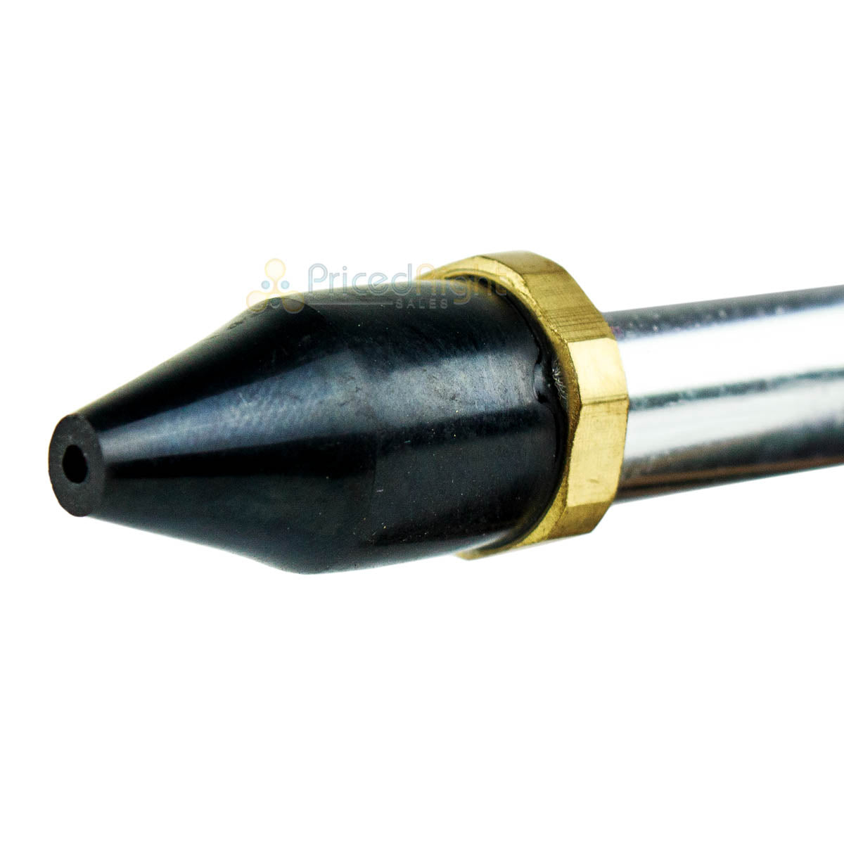 12" Inch Blow Gun Compressed Air Blowgun Tool 1/4" NPT Rubber Tip Curved
