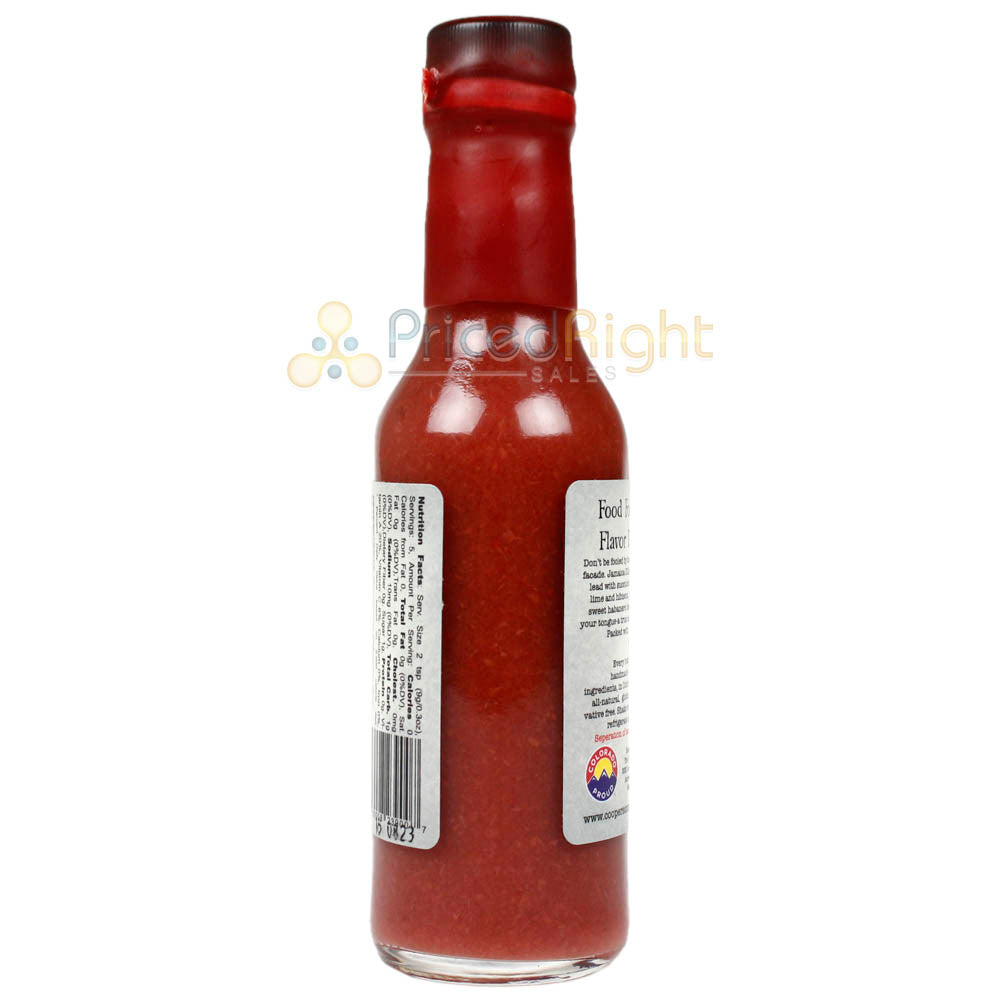 Jamaica Killer Hot Sauce Strawberry Lime Hibiscus Sweet Heat 5 Oz Bottle
