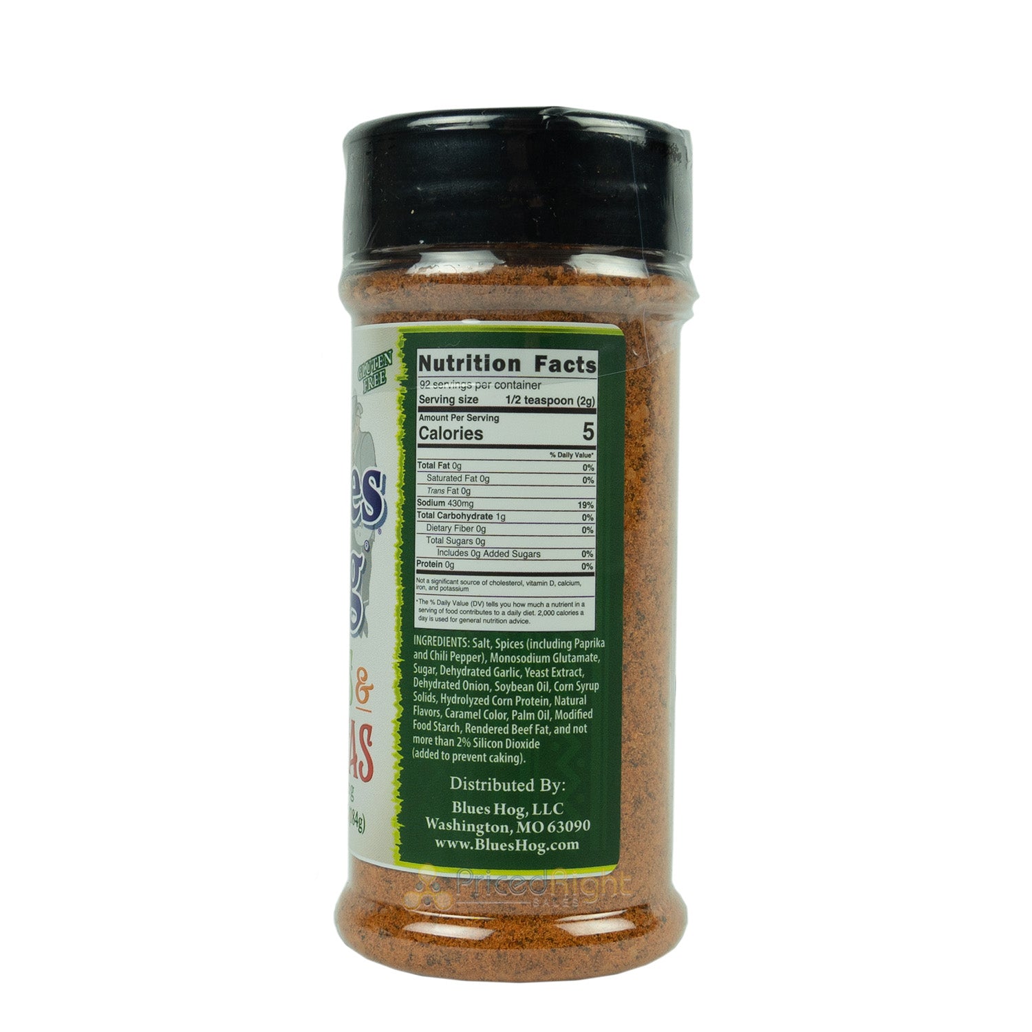 Blues Hog Dry Rub Ritas & Fajitas All-Purpose Seasoning All-Natural 6.5 Ounces