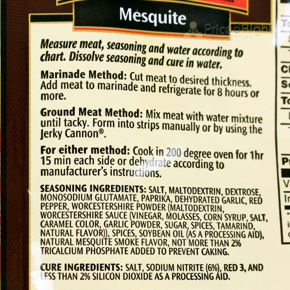 LEM 3.6 oz Backwoods Mesquite Jerky Seasonings For 5 lbs of Meat 9153 1 Bag