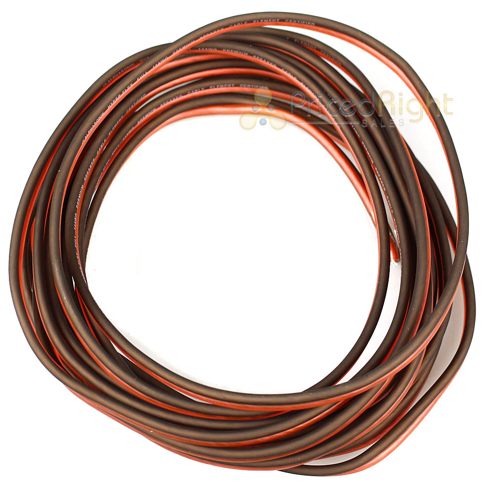 Alphasonik 8 Gauge Amplifier Wiring Kit Orange Power Wire ANL Fuse Style AAK8G