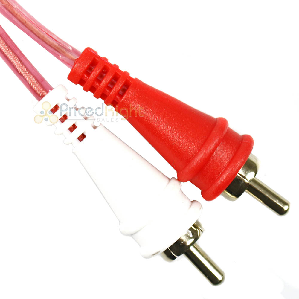 15ft RCA Cable Male to Male Audio Output Car Home Cable OFC Audiopipe BMS-G-15