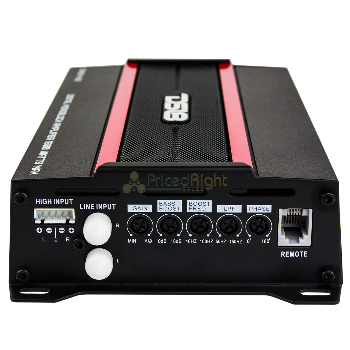 DS18 Mini Monoblock Amplifier 1800 Watt Max Amp Candy-X1B Amp Car Audio