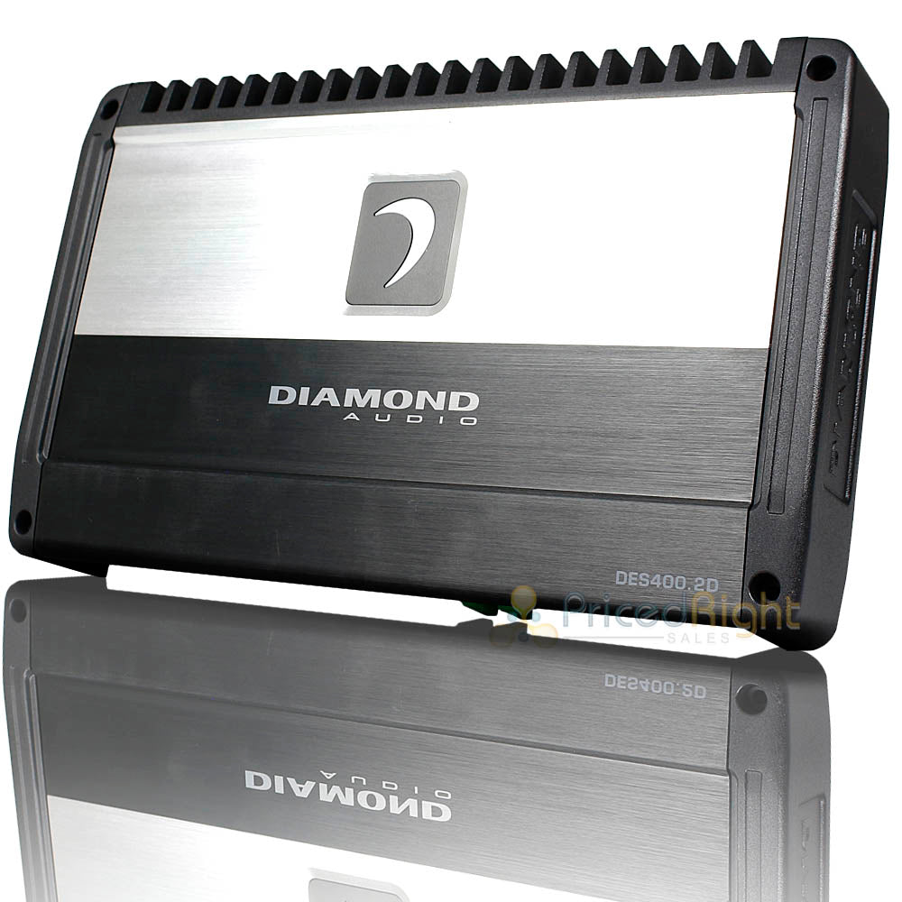 Diamond Audio 2 Channel Full Range Digital Amplifier 400W RMS Class DES400.2D