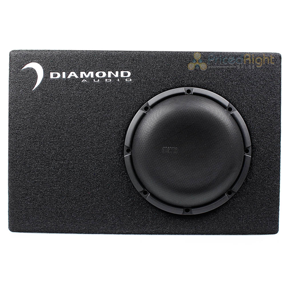 Diamond Audio Single 8" Slot-Vent Enclosure 500W Max MicroBox Enclosure DESMB8