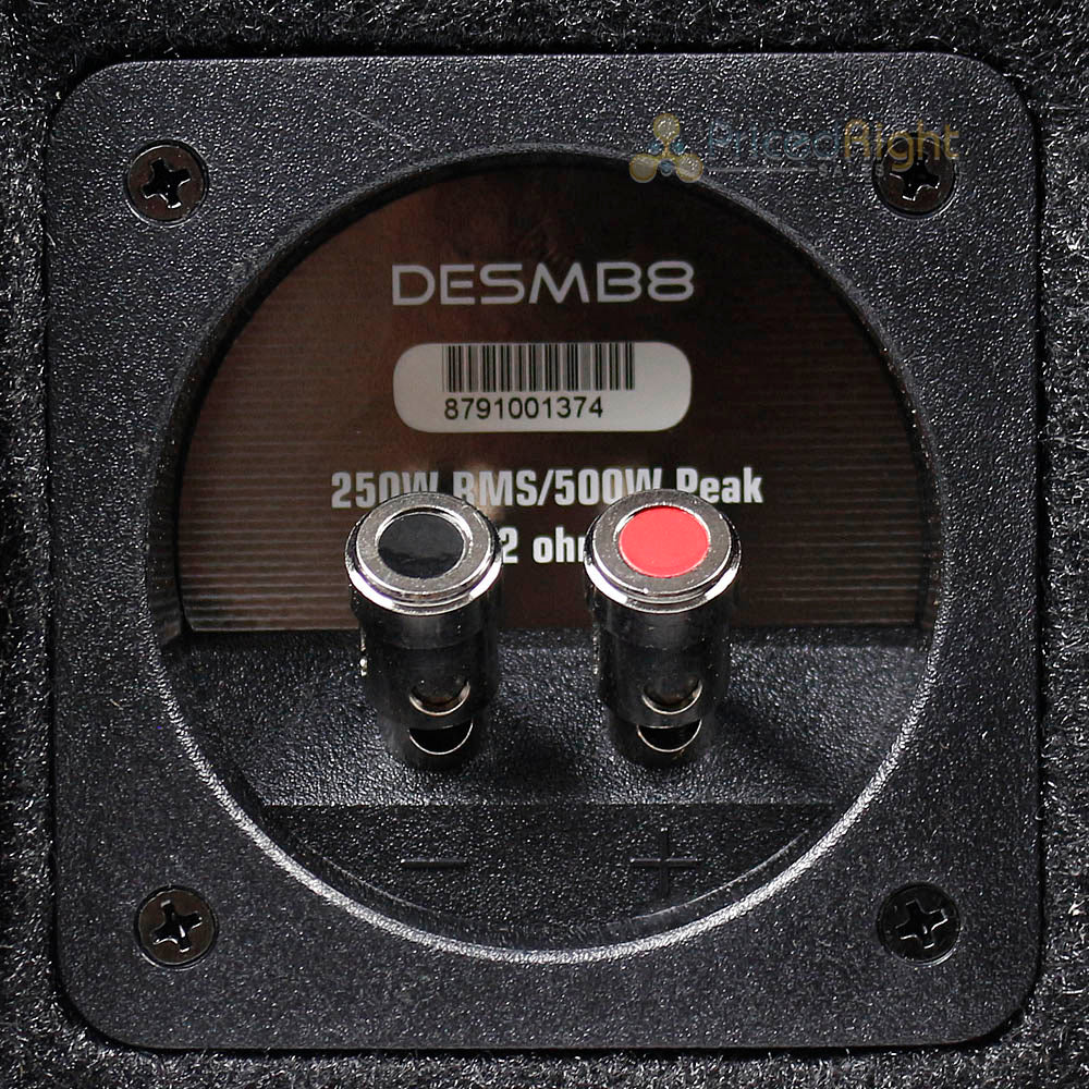 Diamond Audio Single 8" Slot-Vent Enclosure 500W Max MicroBox Enclosure DESMB8
