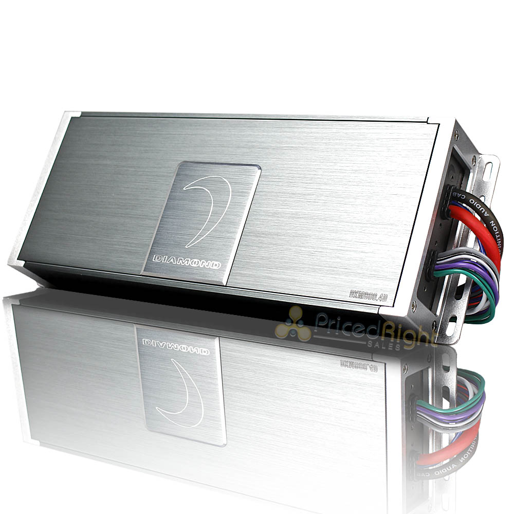 Diamond Audio 4 Channel Full Range Amplifier 800 Watts Max Car Audio DXM800.4D