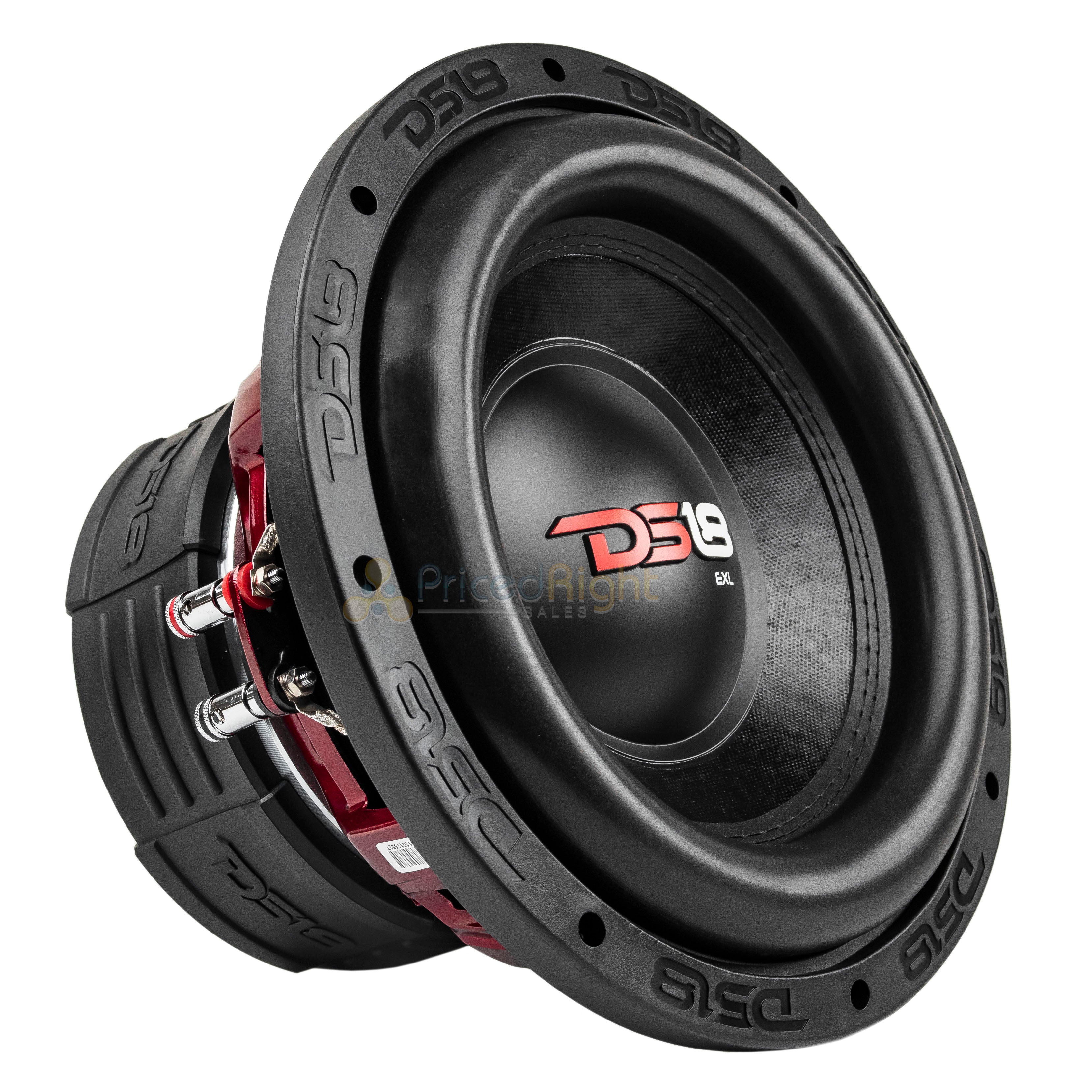 10" Subwoofers Dual 4 Ohm 1700 Watts Max Bass Car Audio 2 Pack DS18 EXL-X10.4D