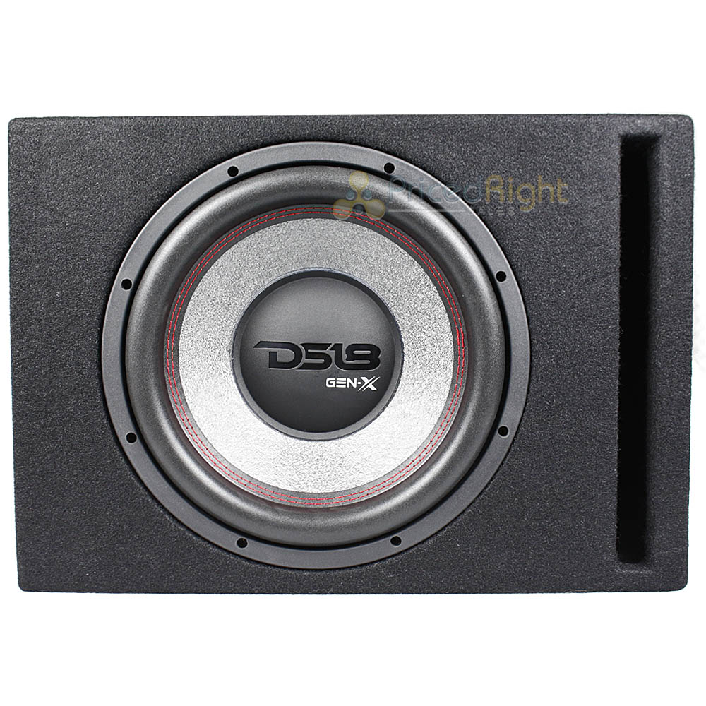 DS18 Bass Package Gen-X124D 12" Subwoofer Ported Box 900 Watts Max GEN-X112LD