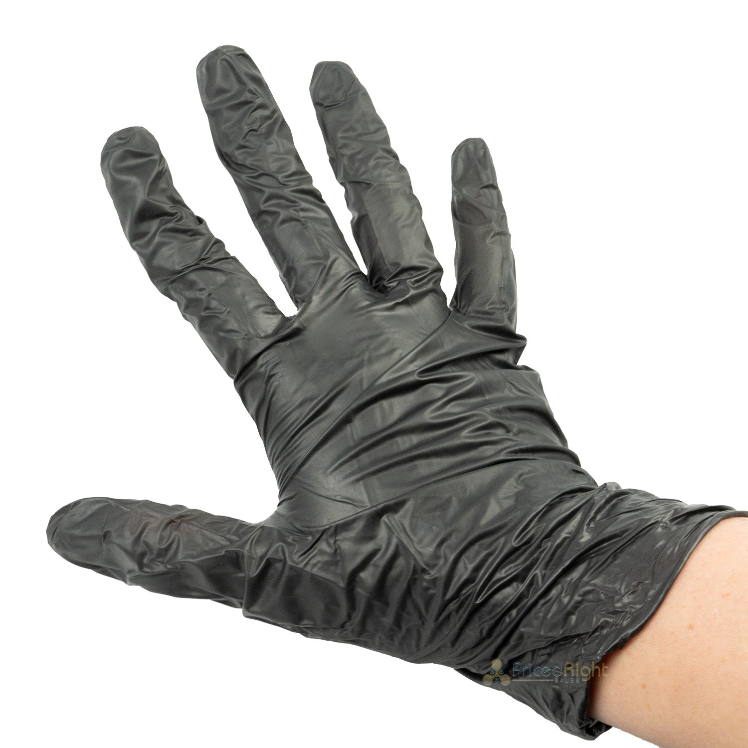 Black Nitrile Vinyl Gloves Disposable Powder Latex Free 3 Pack M L & XL 300 CT