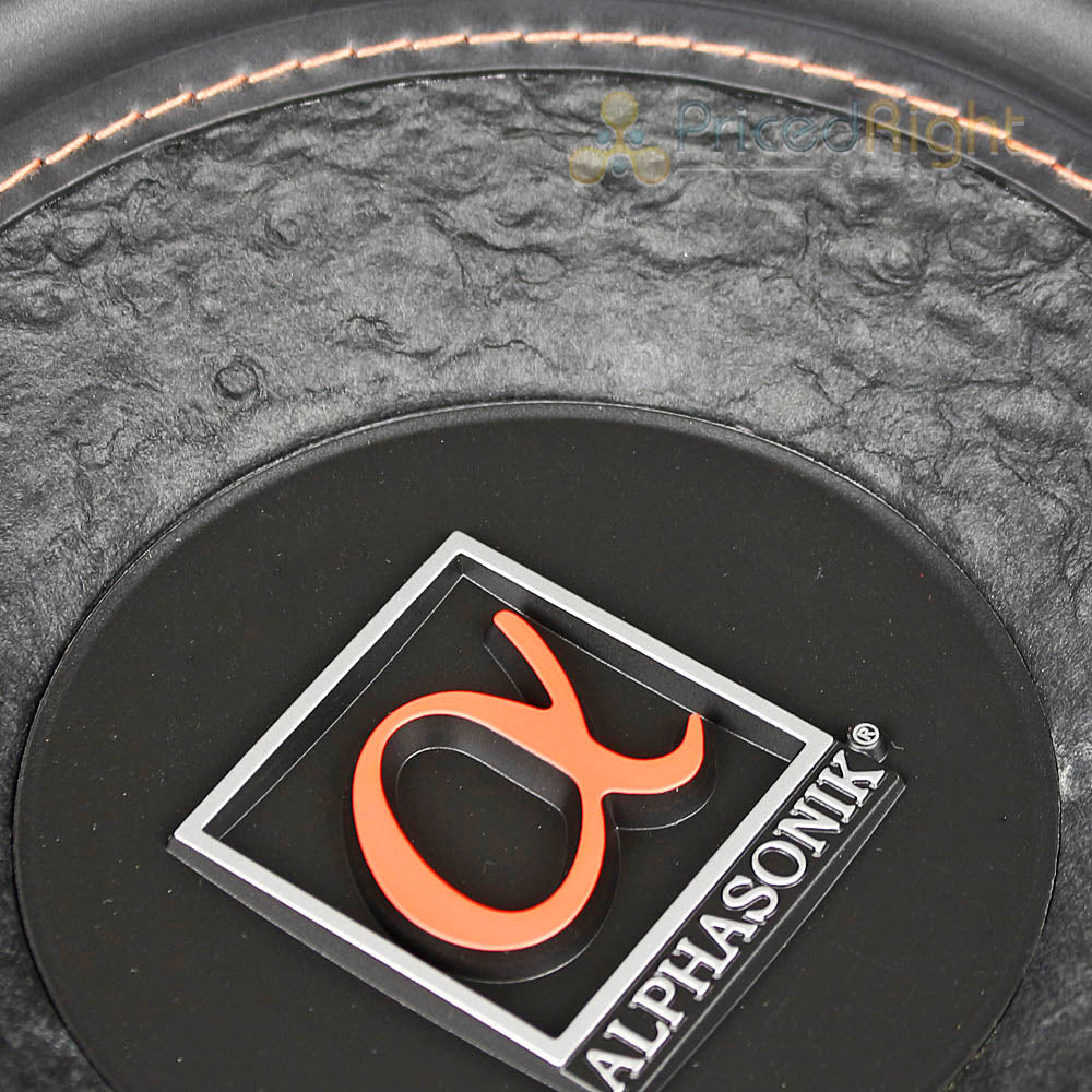 Alphasonik 10" Subwoofer 900 Watts Max Single 4 Ohm 300W RMS HSW210 Hyper 200