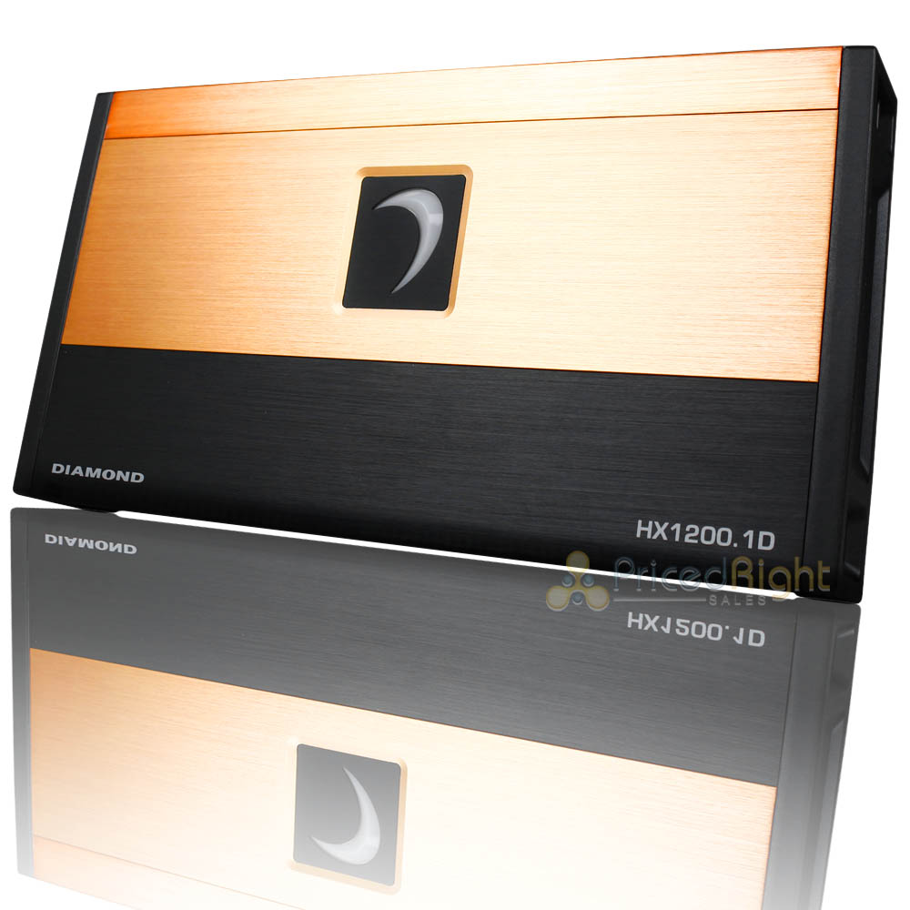 Diamond Audio 1 Channel Monoblock Digital Amplifier 1200W Max 1 Ohm HX1200.1D