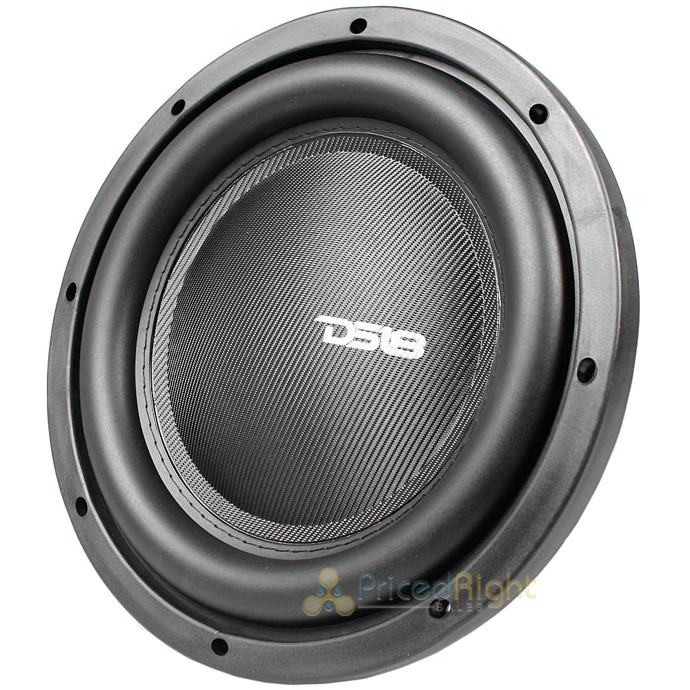 DS18 10" Subwoofer Shallow Mount 1000 Watts Max 4 Ohm Car Audio IXS10.4S Single