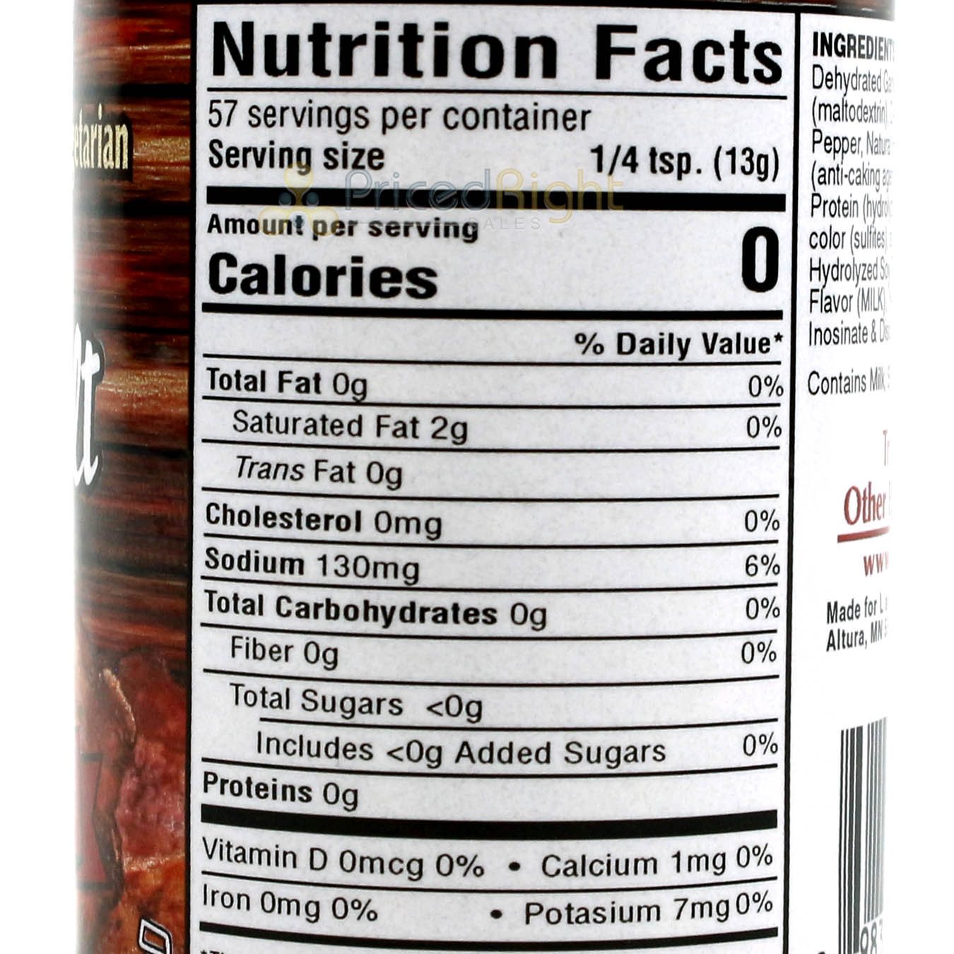 3 Pack J&D's Original Bacon Salt All Natural Bacon Flavored Seasoning Spice Rub