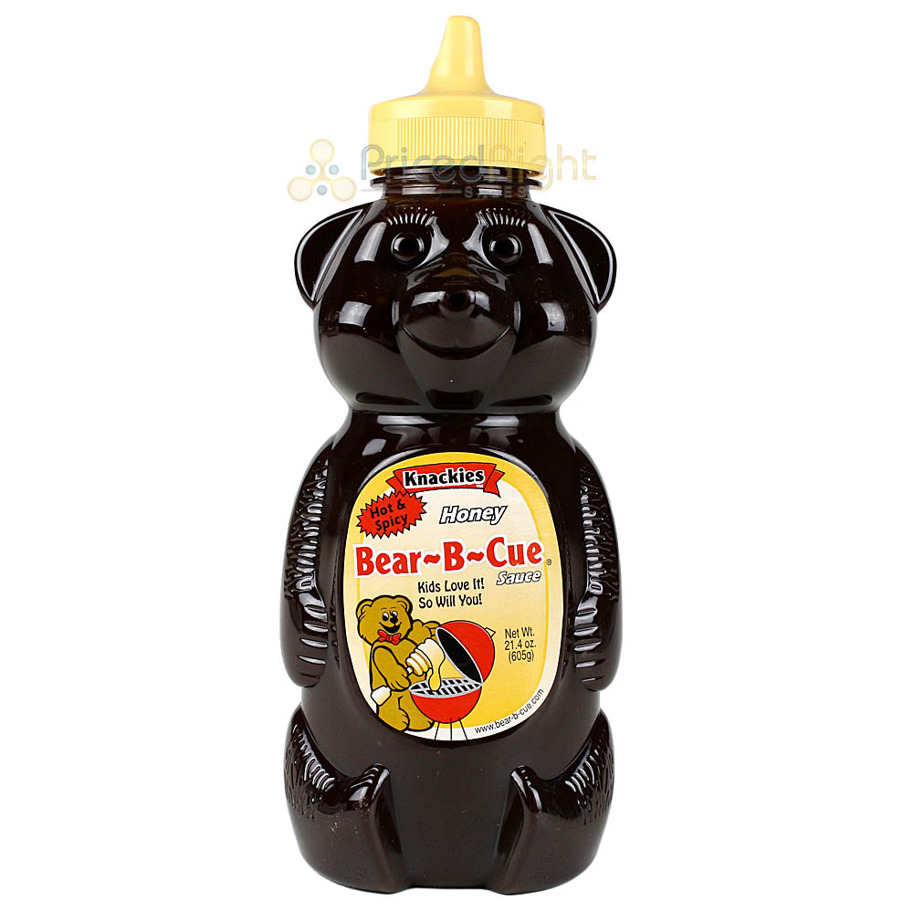 Knackies Hot N Spicy BBQ Sauce Hint of Heat 21.4 oz. K302