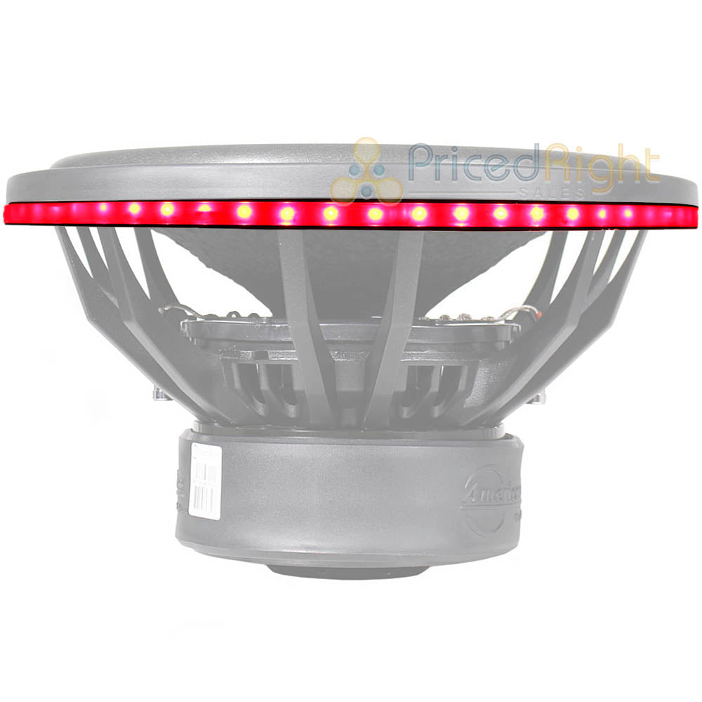 DS18 15" RGB LED Ring for Speakers and Subwoofers Waterproof 1/2" Spacer LRING15