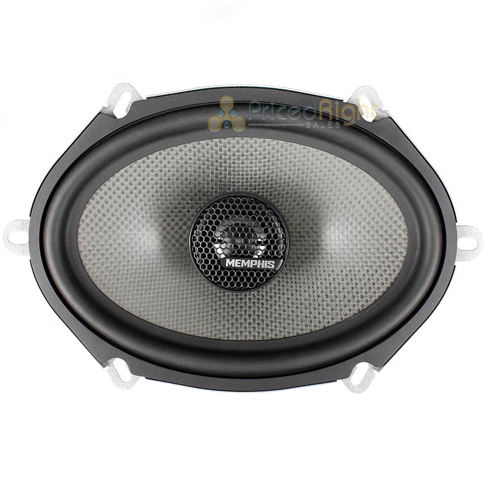 5x7" Coaxial Speakers 65 Watt In Line Crossovers Tweeters Memphis Audio MS57