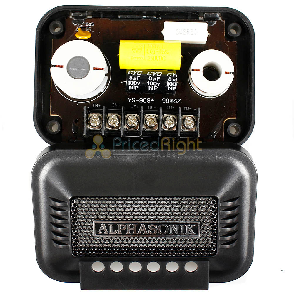 Alphasonik 6.5" 2 Way Component Speakers 180 Watts Max Neuron Series NS650C