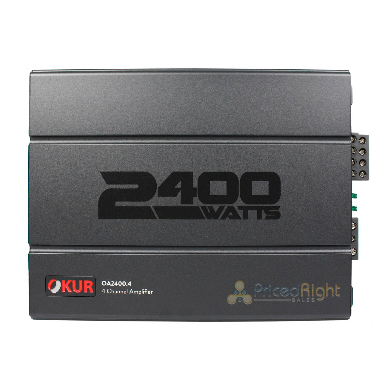 OKUR 4 Channel Amplifier 2400 Watts Max Power 2 Ohms Car Audio Class AB OA2400.4