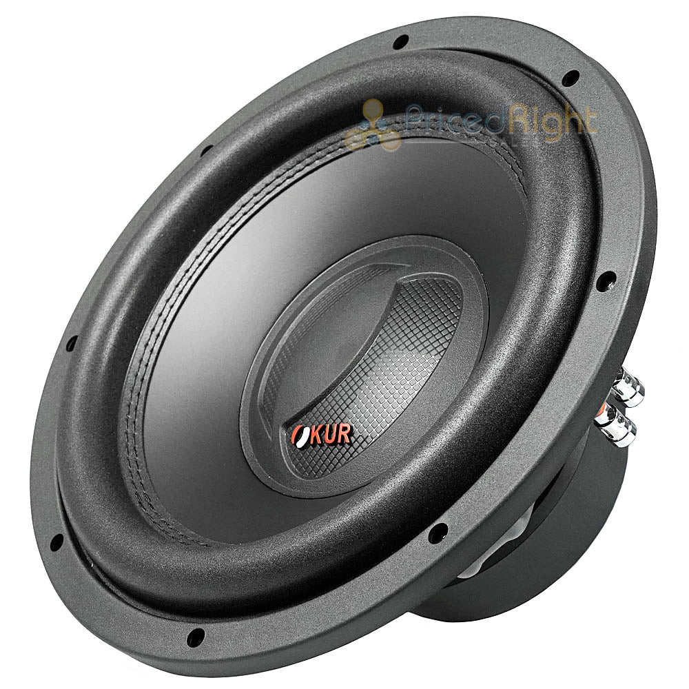 OKUR 12" Subwoofer 1500 Watts Max Dual 4 Ohm DVC Double Stitched OW12 Single