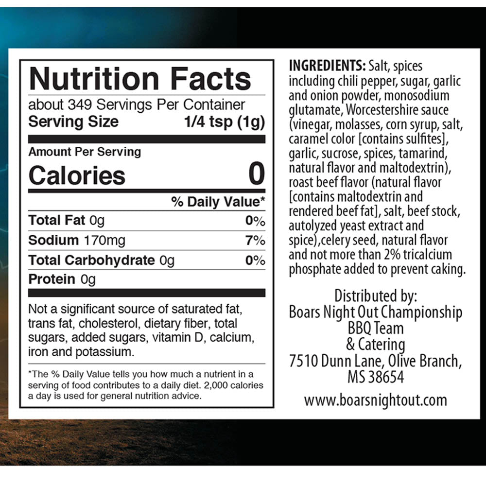 Boars Night Out Midwest Dust For Beef, Pork, Chicken, Veggies And Fish 12.3 oz